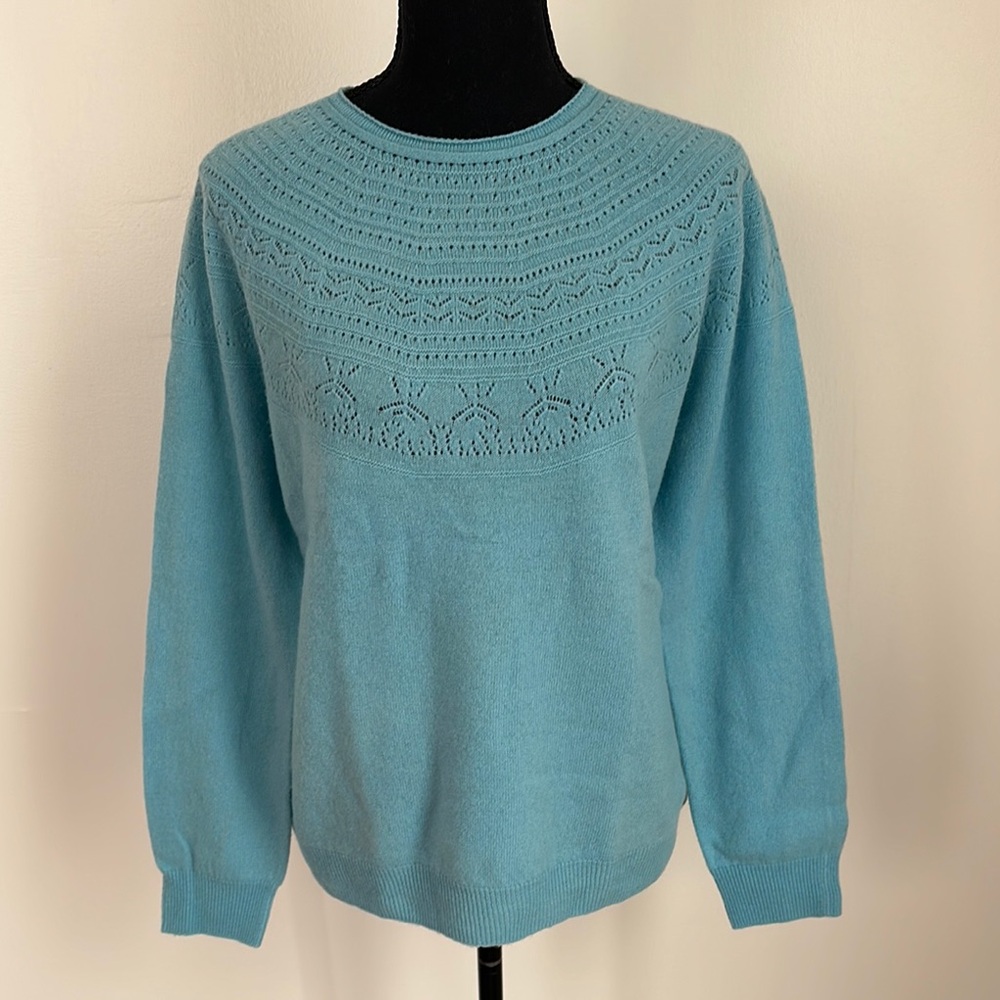 Blue Wool Women's Sweater